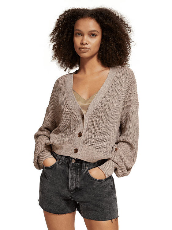Embroidered flowers open cardigan, Icône, Shop Women's Cardigans