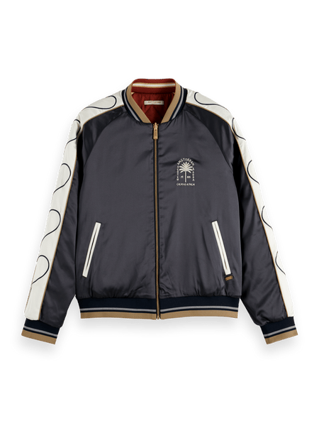 Embroidered Reversible Bomber Jacket | Scotch & Soda