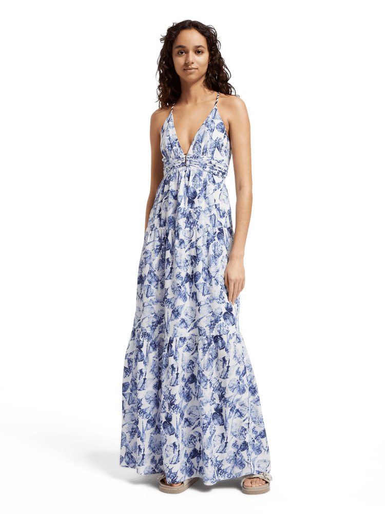 Waisted Maxi Dress Scotch Soda