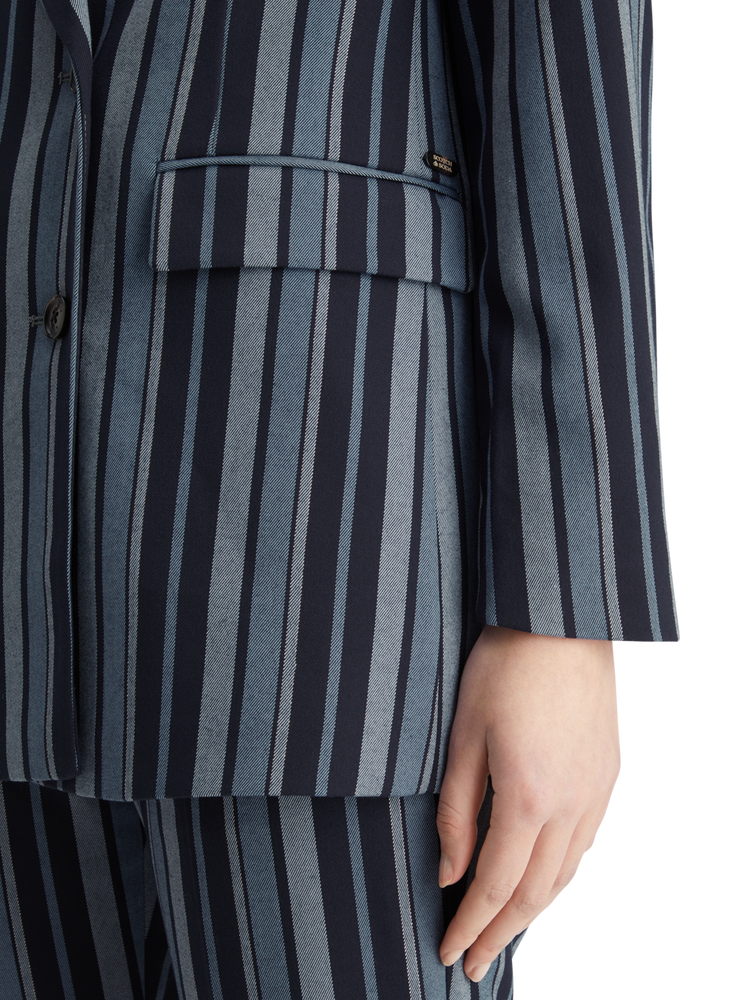 Double Breasted Striped Blazer Scotch Soda