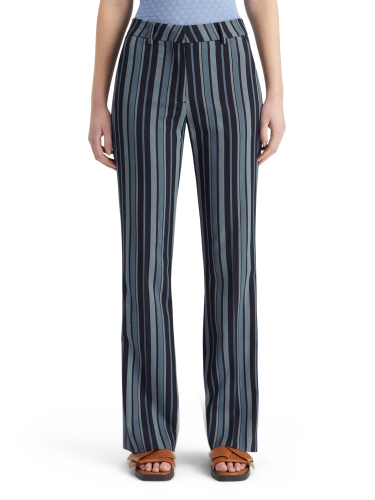 Violet Kick Flare Striped Pant Scotch Soda