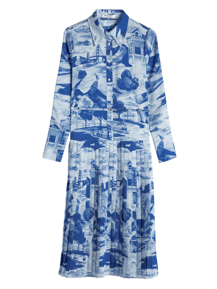 Embassy Pleated Maxi Dress
