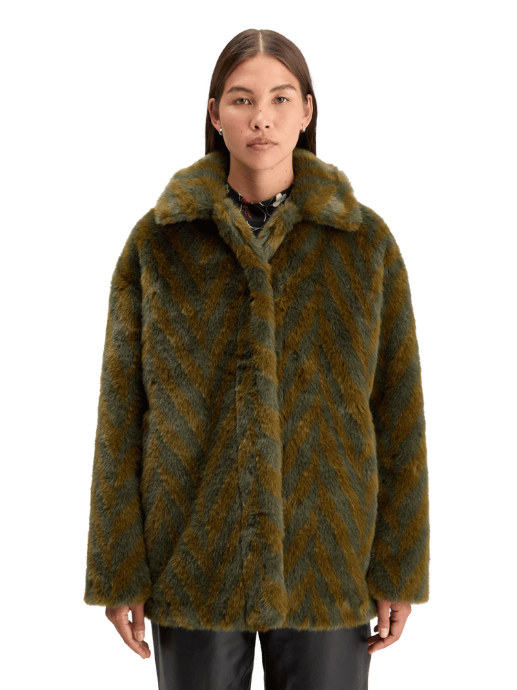 Other stories faux fur coat best sale