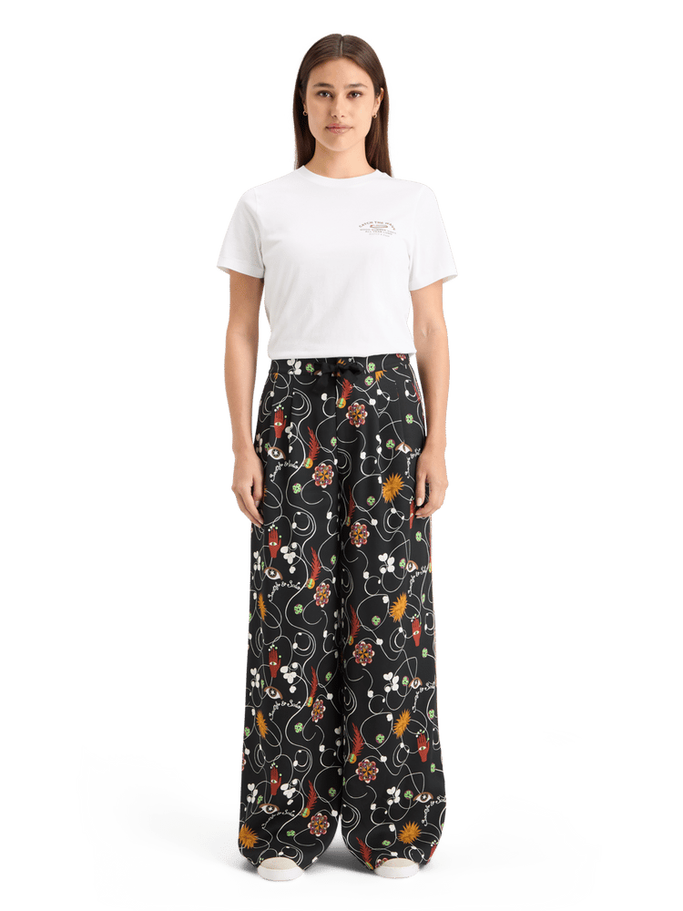 Eleni Wide Leg Pyjama Pant