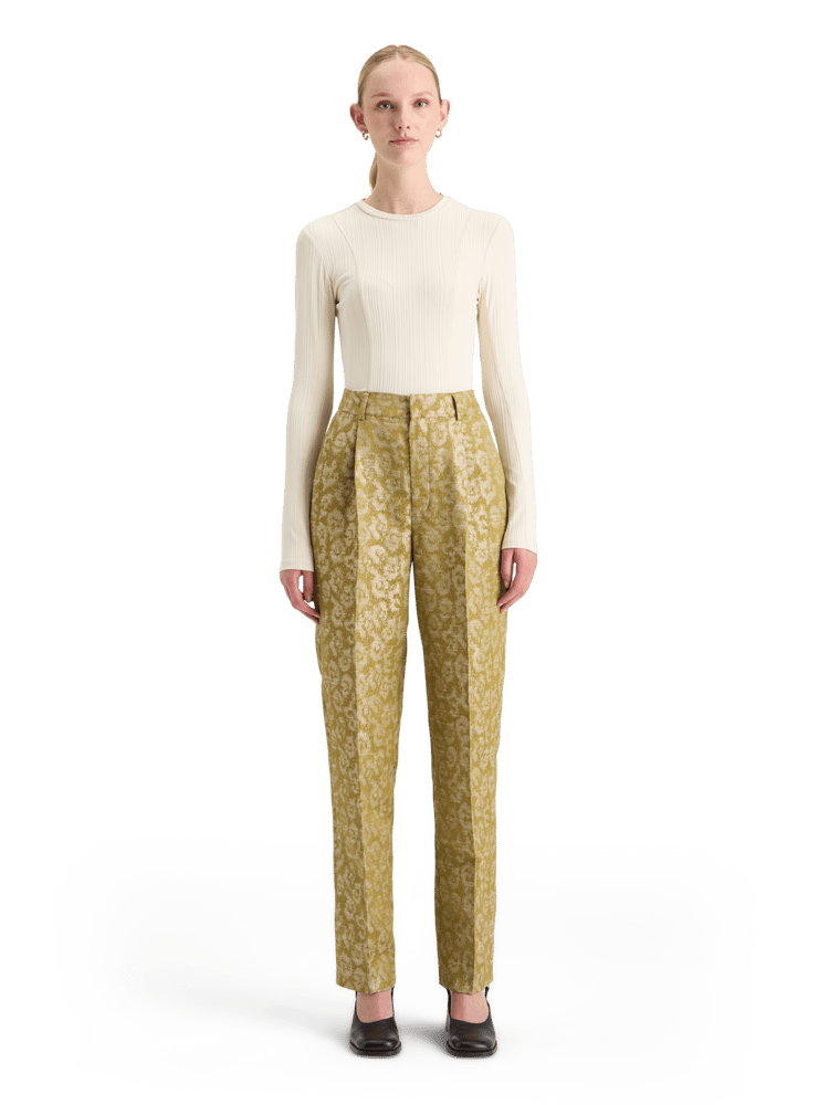 Robyn Ikat Leopard Relaxed Tapered Pant