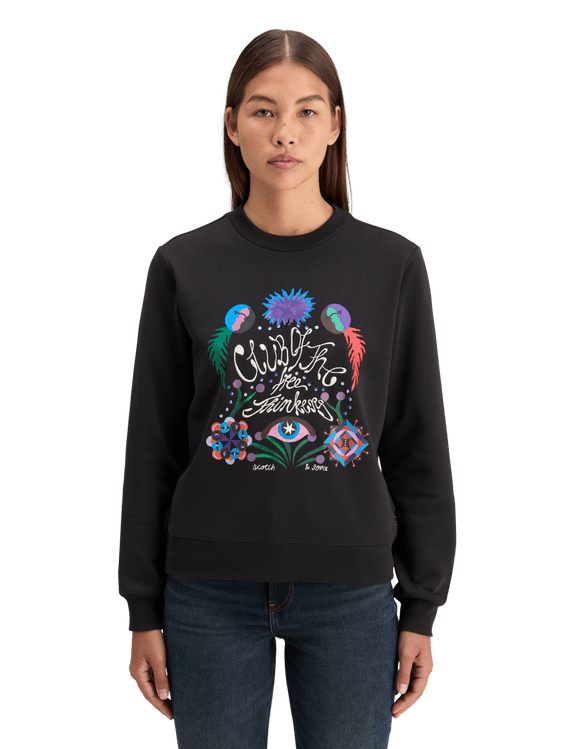 Scotch & Soda NEW Womens Size on sale Medium Long Sleeve Layered Sweatshirt Pullover