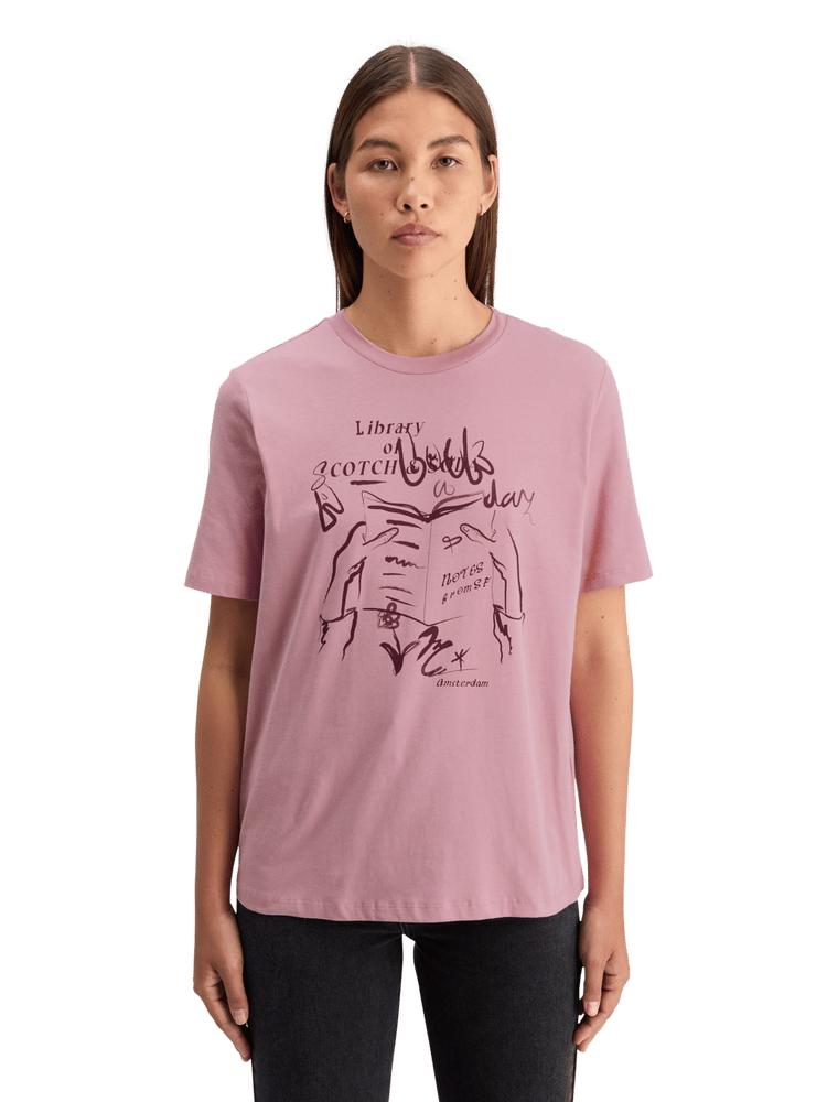 Relaxed Fit Library Artwork T-Shirt