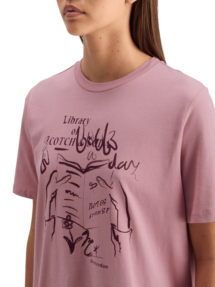 Relaxed Fit Library Artwork T-Shirt