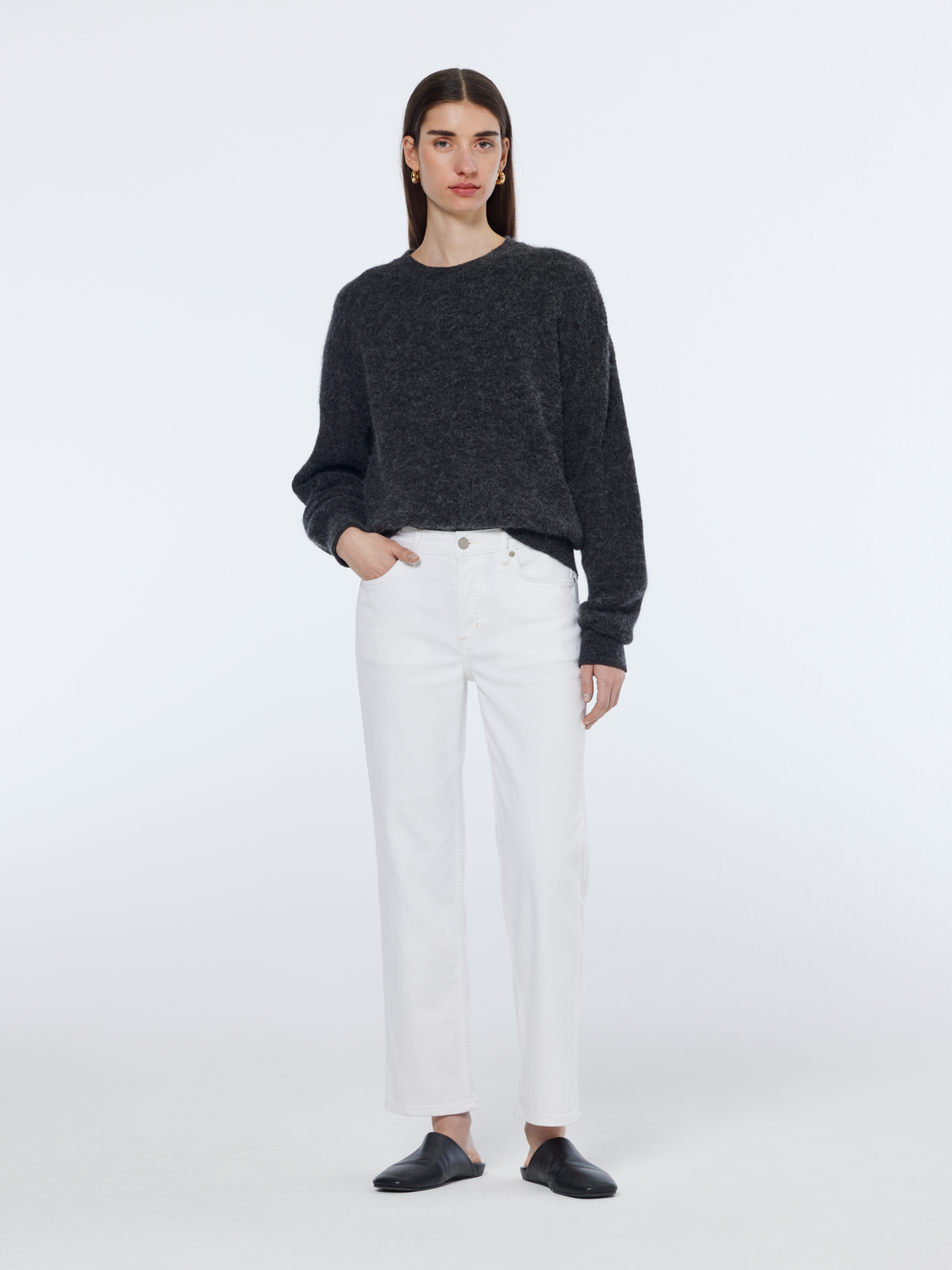 Essentials — The Sky Straight Jeans | Cool White