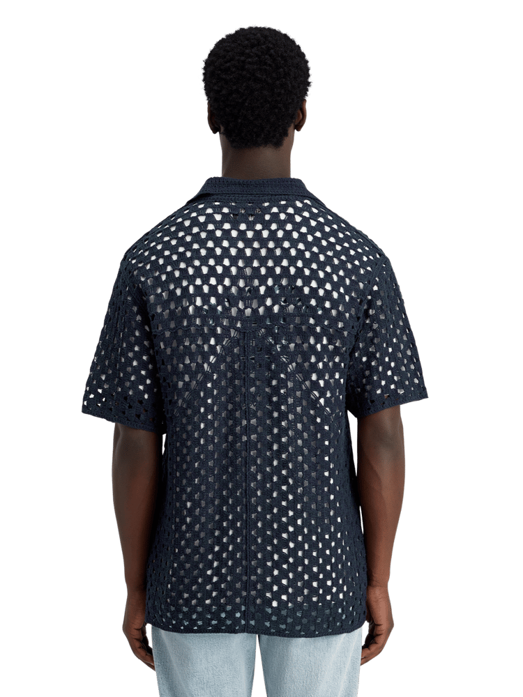 Crochet Knit Polo