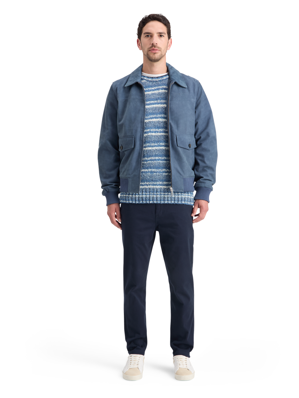 Leather Blouson Jacket – Scotch & Soda Leather Blouson Jacket – Scotch & Soda