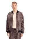 Reversible Jacquard Bomber Jacket