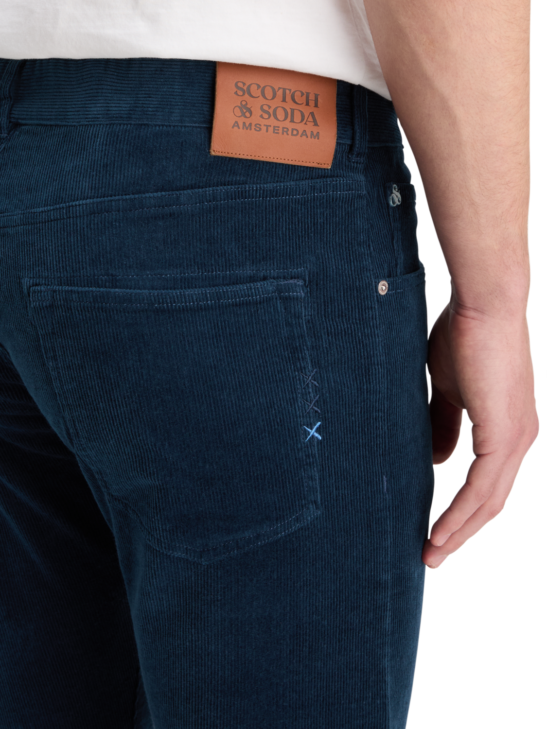 Ralston Slim Corduroy Jeans | Heritage Blue