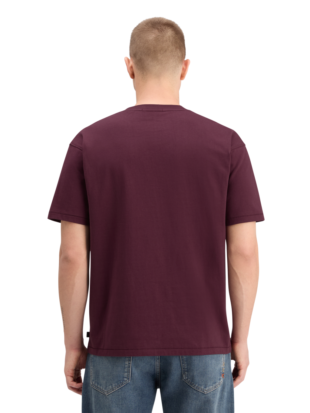 Embroidered Front Artwork Relaxed Fit T-Shirt