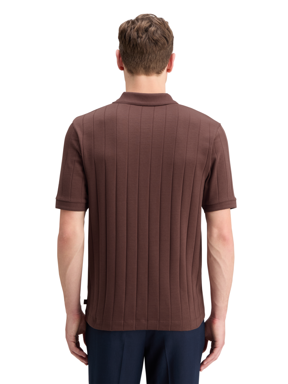 Rib Knit Polo