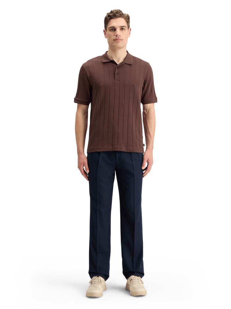 Rib Knit Polo