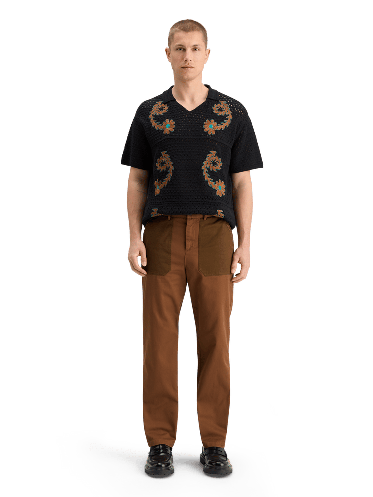 Scotch & Soda x Joe Jonas Crochet Polo