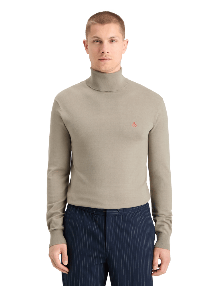 Viscose Turtleneck Sweater