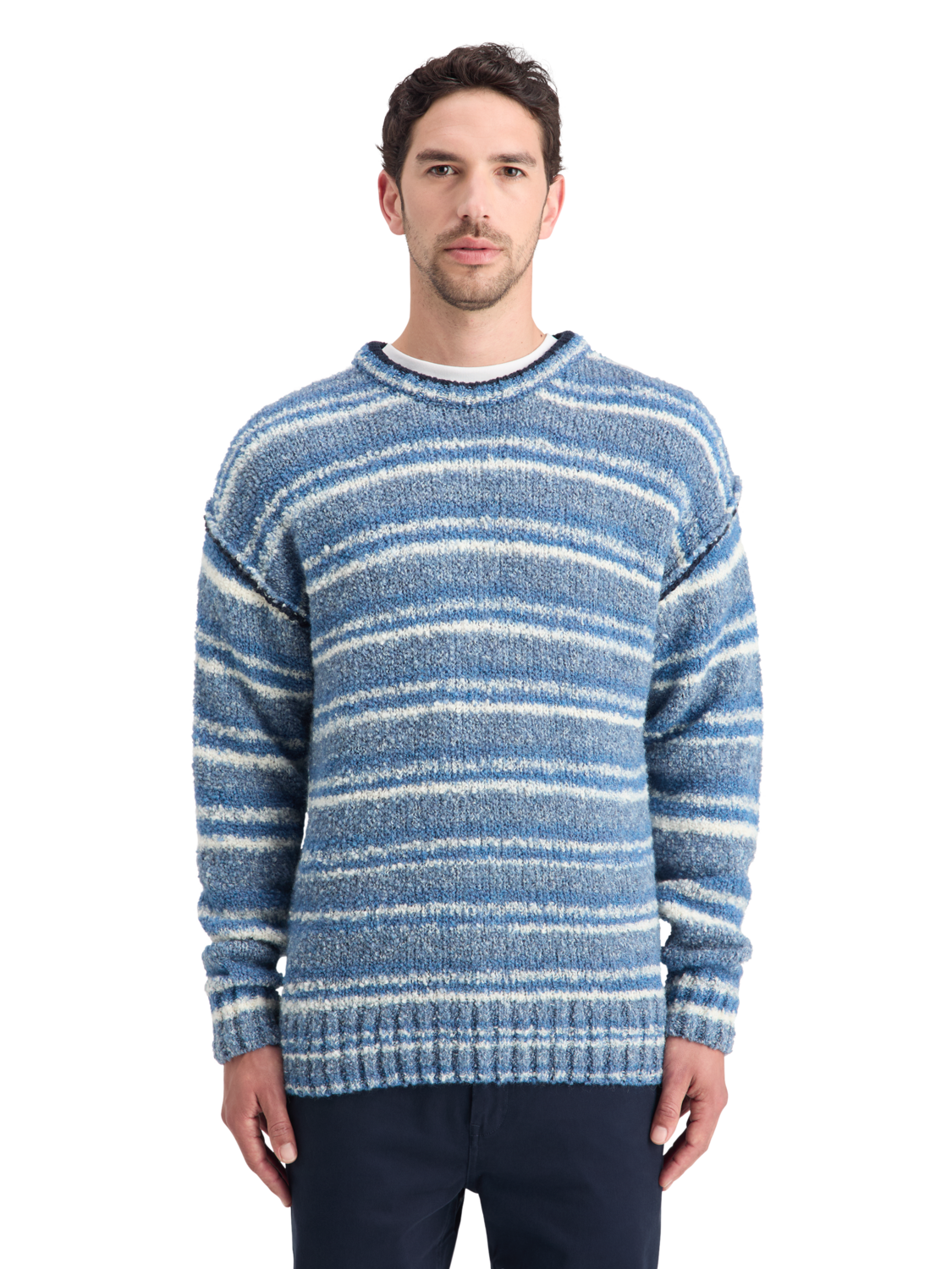 Drop Shoulder Boucle Sweater – Scotch & Soda