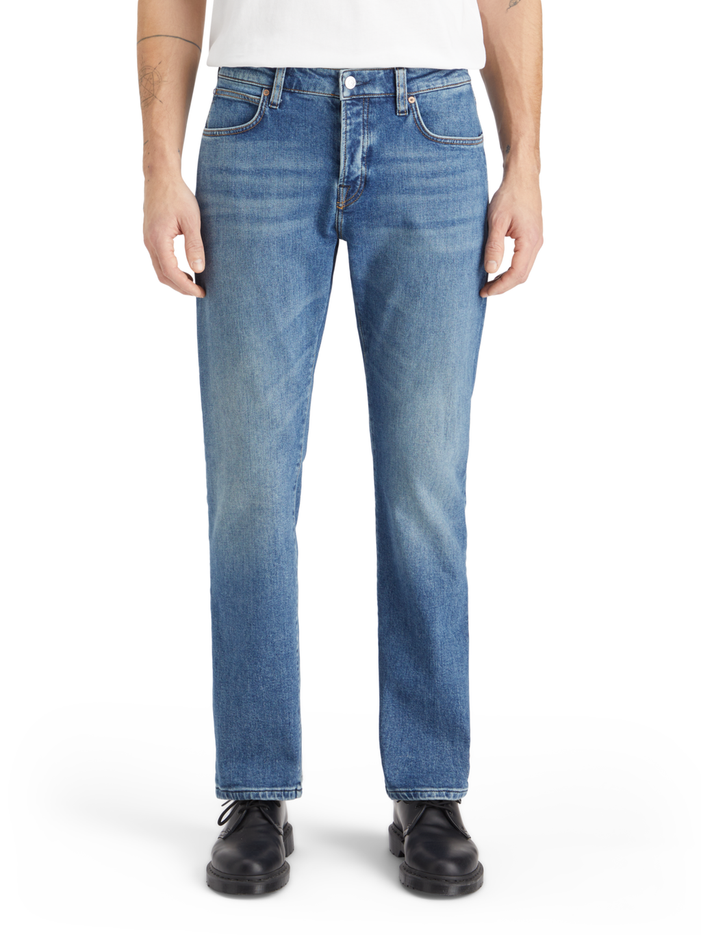Essentials — The Zee Straight Fit Jeans | Blue Moves