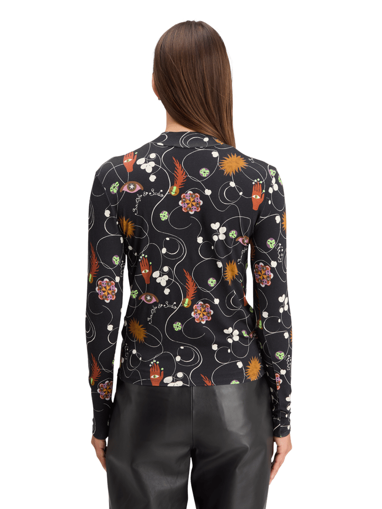 Floral Printed Long Sleeve T-Shirt