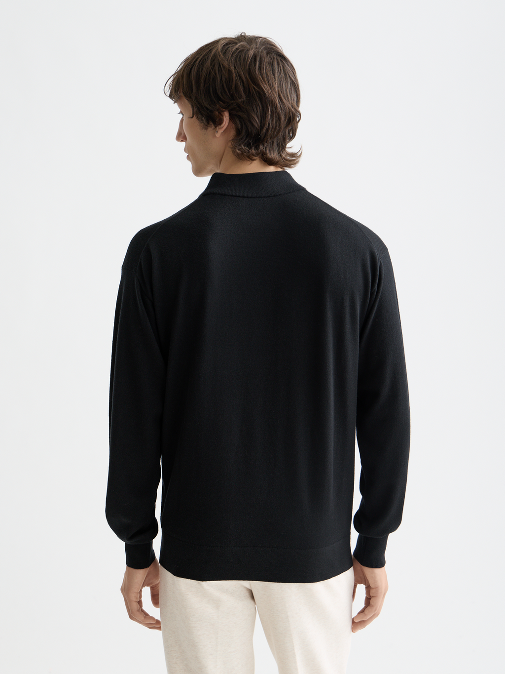 Essentials — Drop Shoulder Mock Neck Pullover