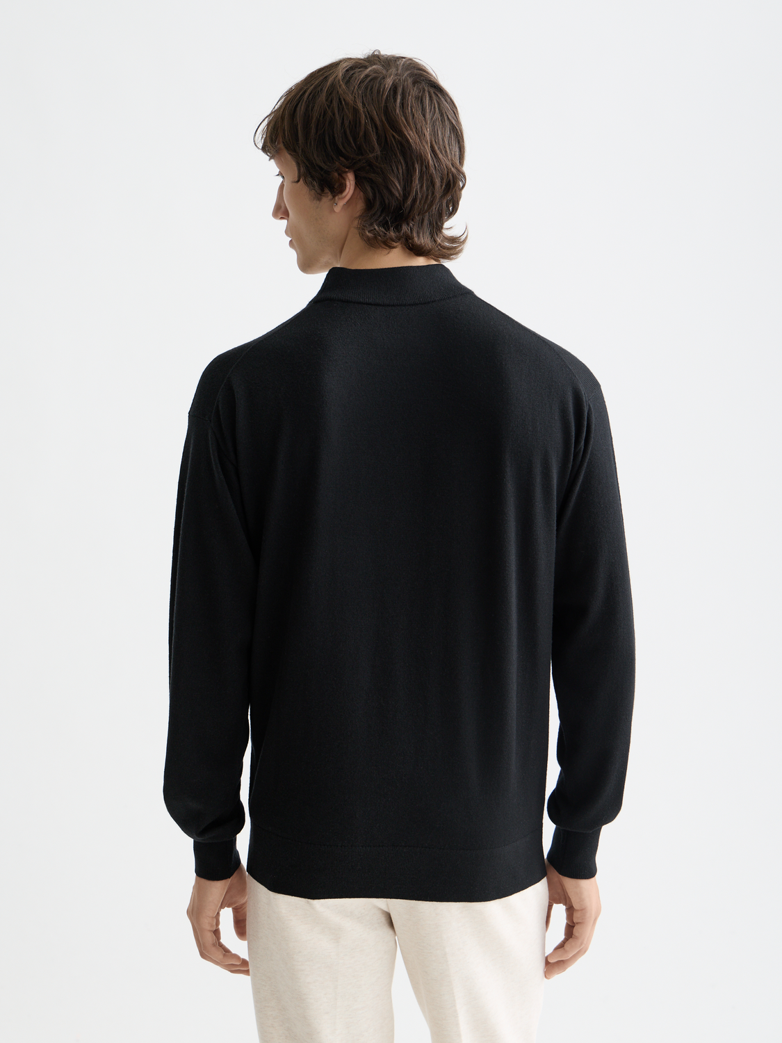 Essentials — Drop Shoulder Mock Neck Pullover