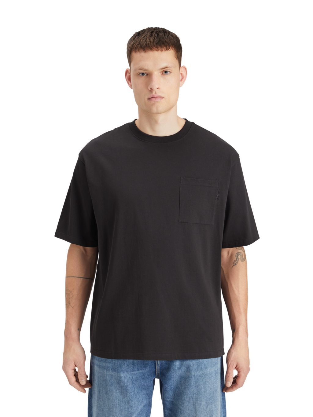 Essentials — Loose-Fit Front Pocket T-Shirt