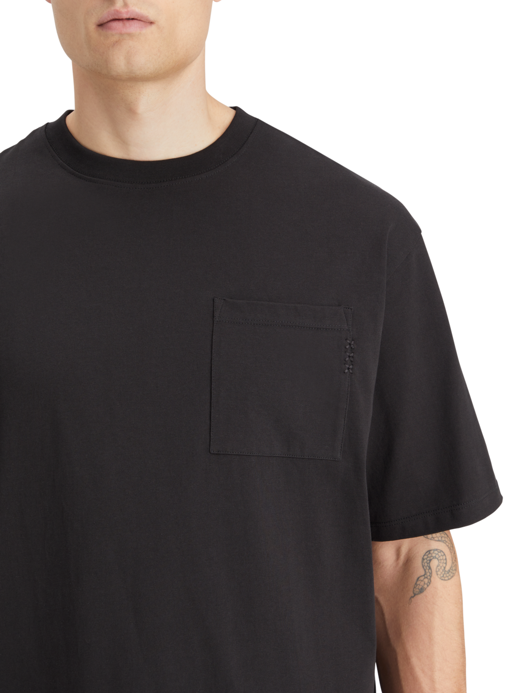 Essentials — Loose-Fit Front Pocket T-Shirt