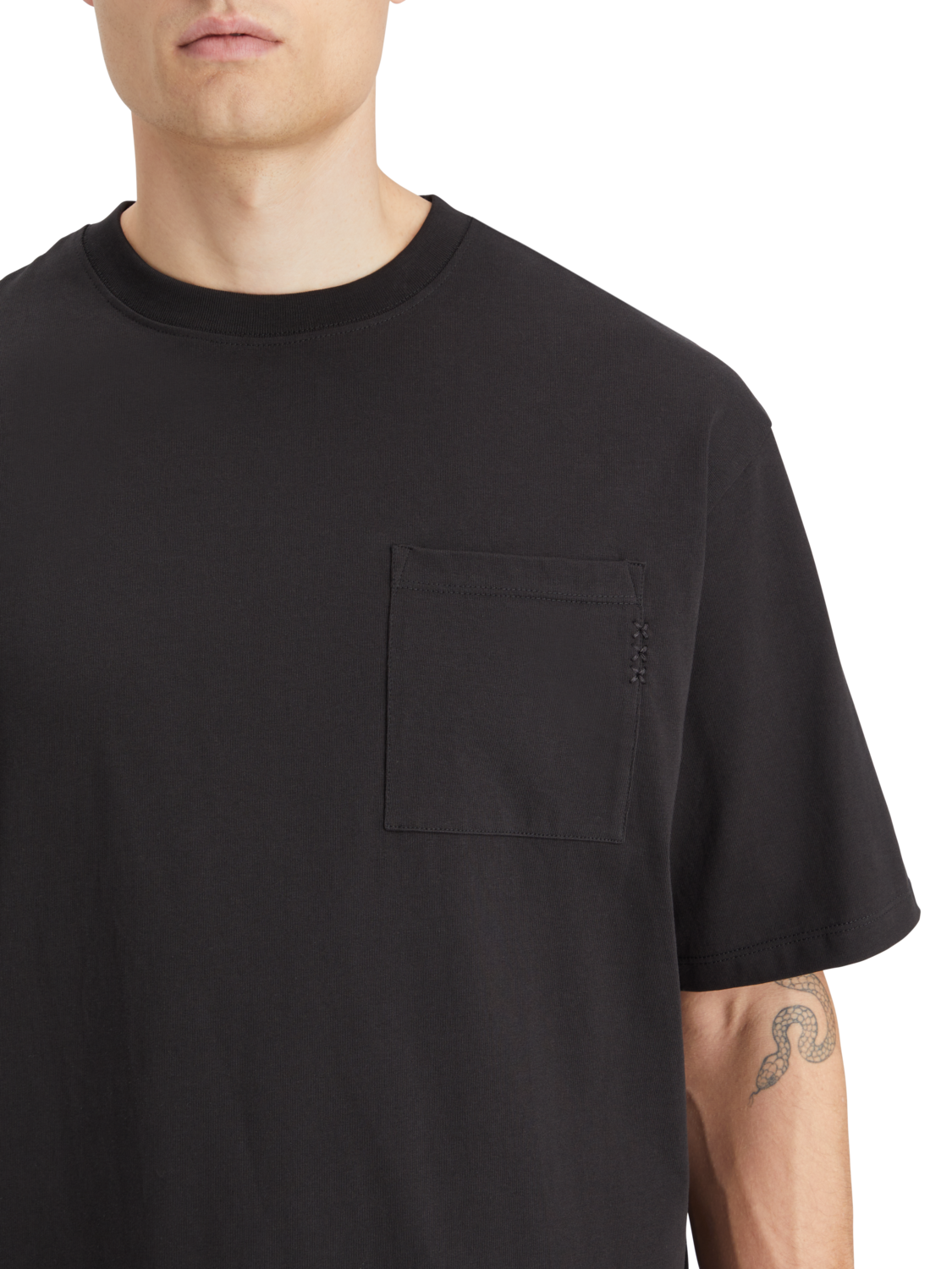 Essentials — Loose-Fit Front Pocket T-Shirt