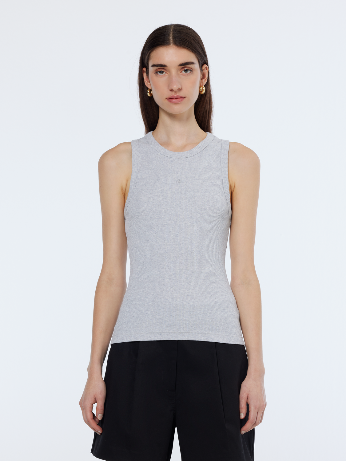 Essentials — Ribbed Racer Tank