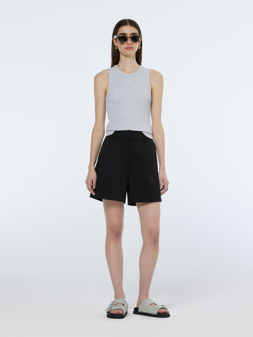 Essentials — Ribbed Racer Tank