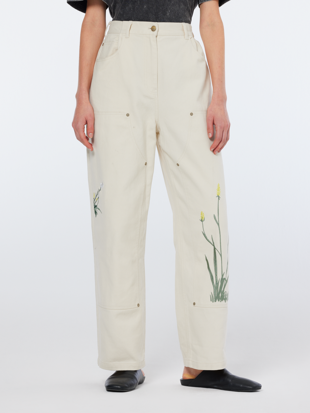 Raine High Rise Wide Leg Embroidered Pant – Scotch & Soda Raine High Rise Wide Leg Embroidered Pant – Scotch & Soda