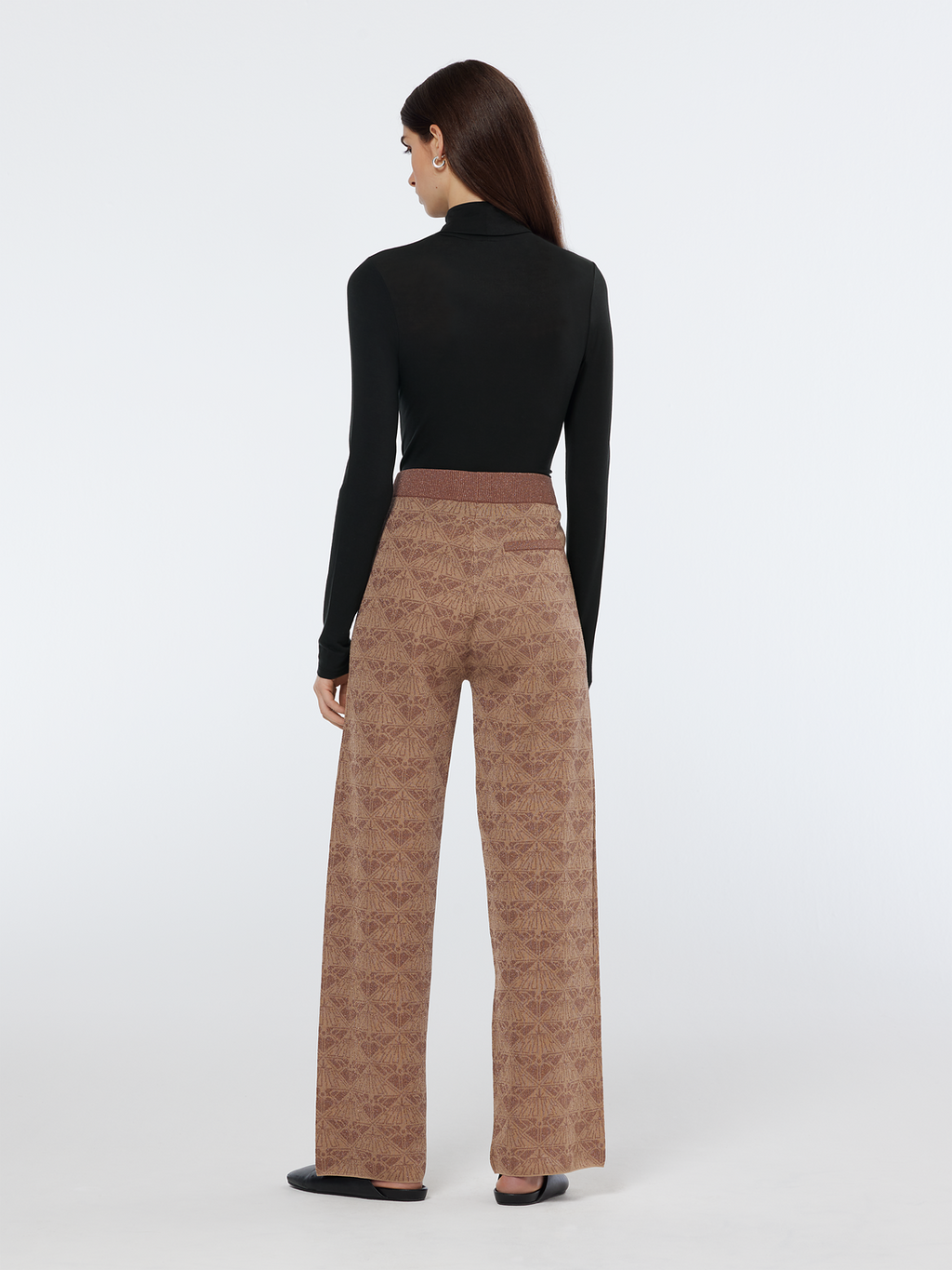Monogram Jacquard Knit Trousers