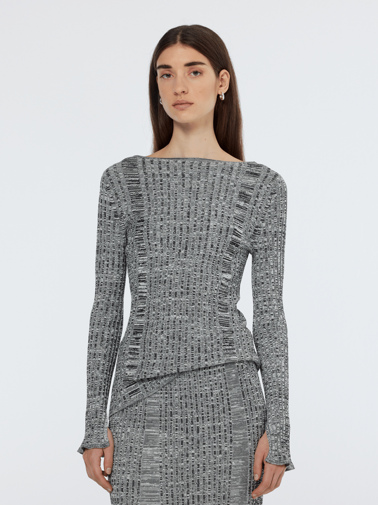 Ribbed Knit Pullover