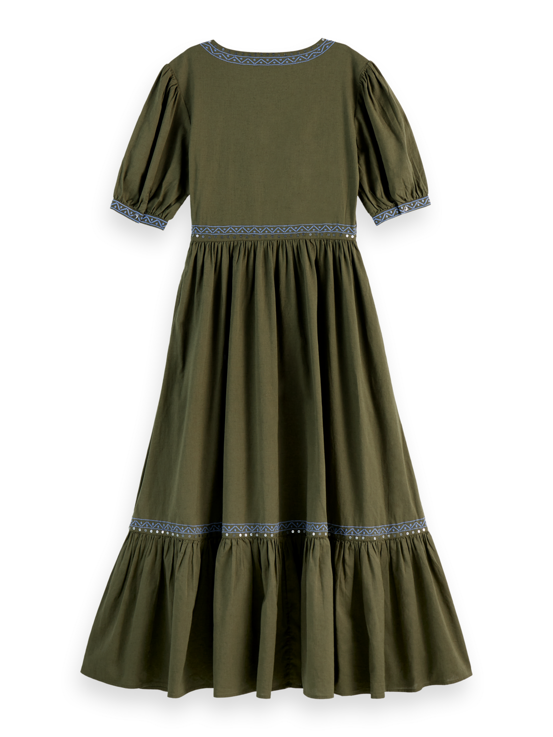 scotch and soda green dress Open Back Midi Dress Scotch & Soda