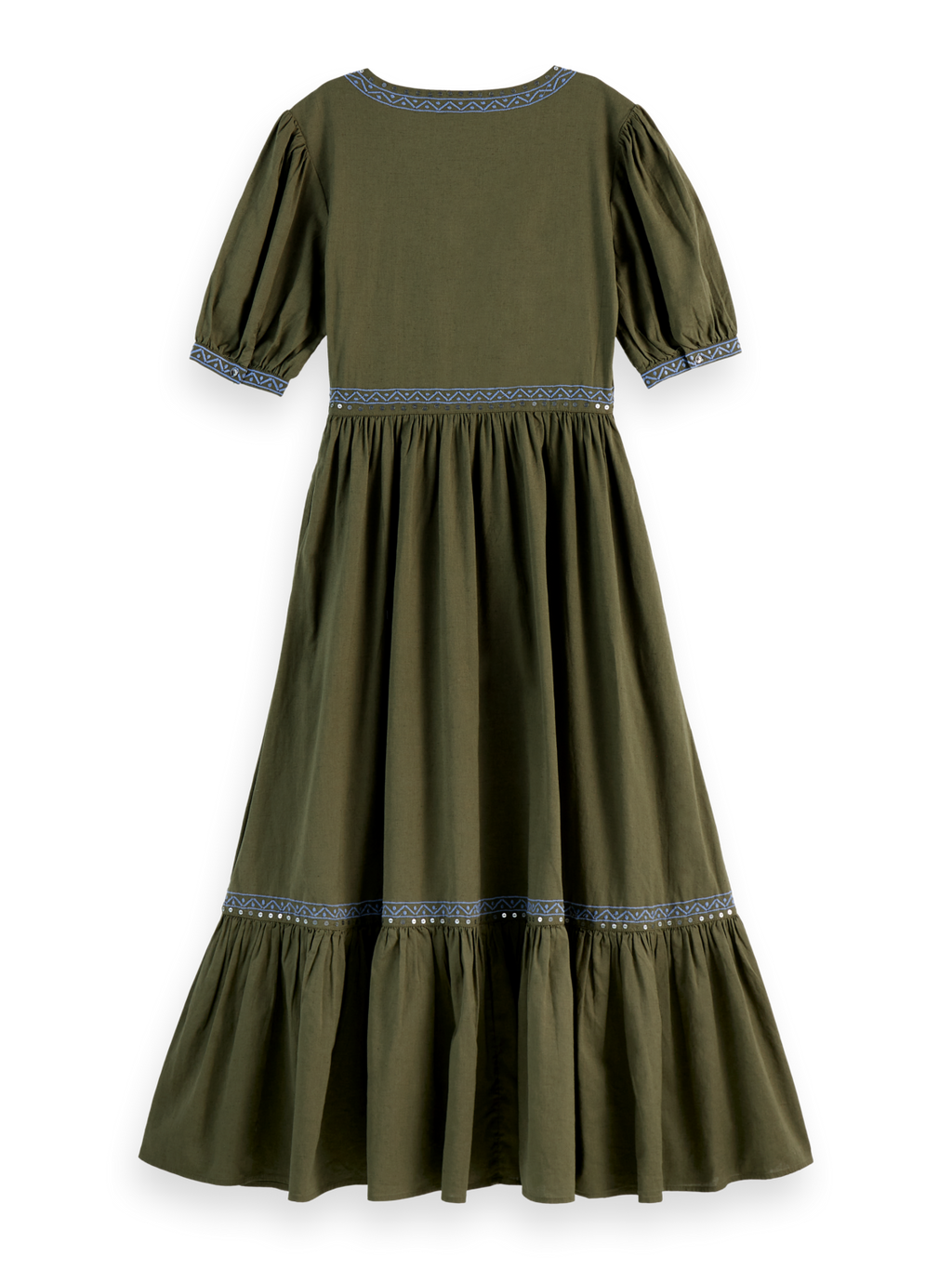 Embroidered Maxi Dress