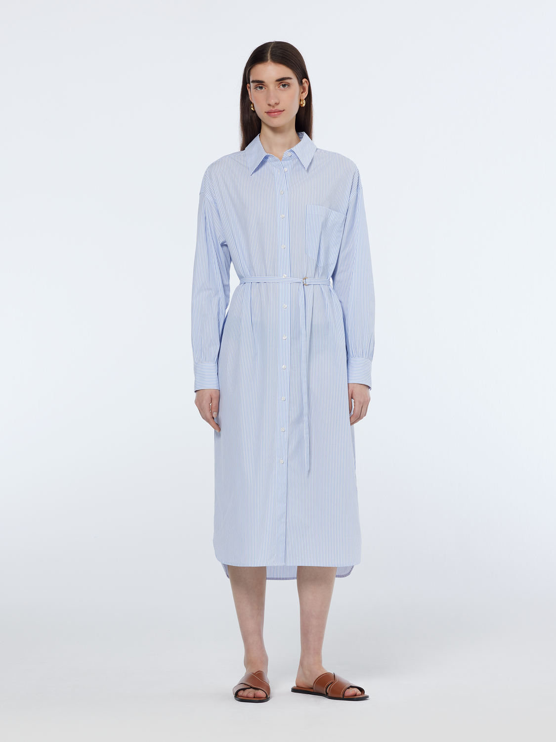 Essentials — Poplin Shirt Dress