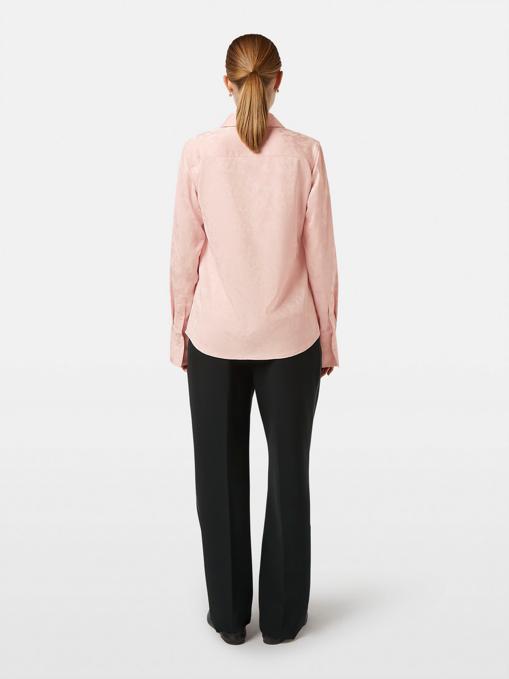 Satin Jacquard Shirt