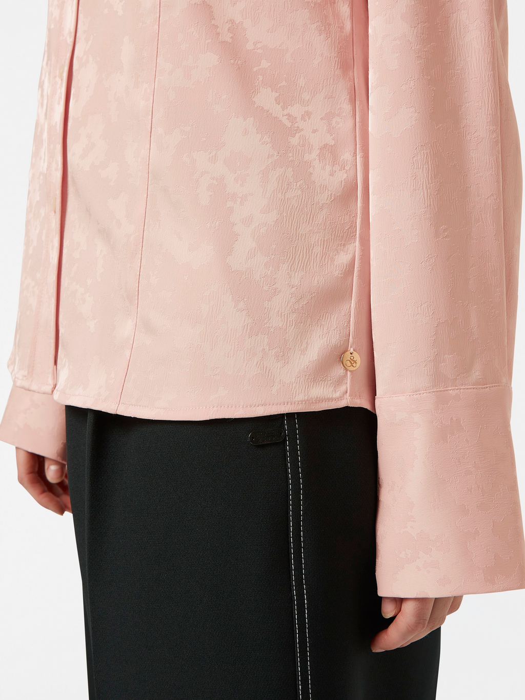 Satin Jacquard Shirt