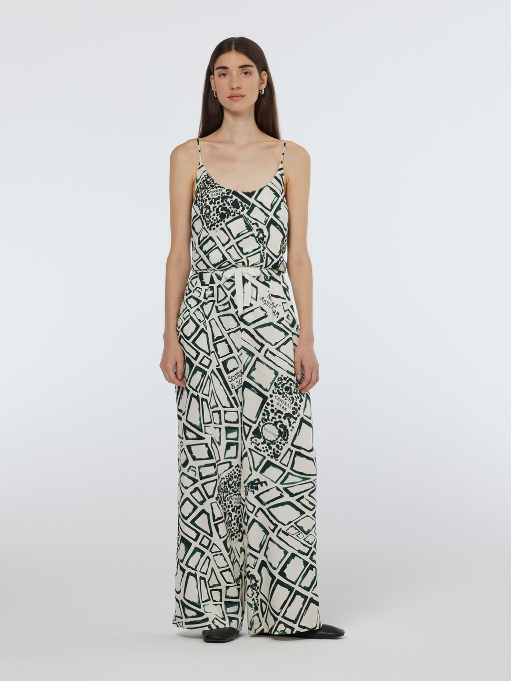 Amsterdam City Jersey Woven Tank Top