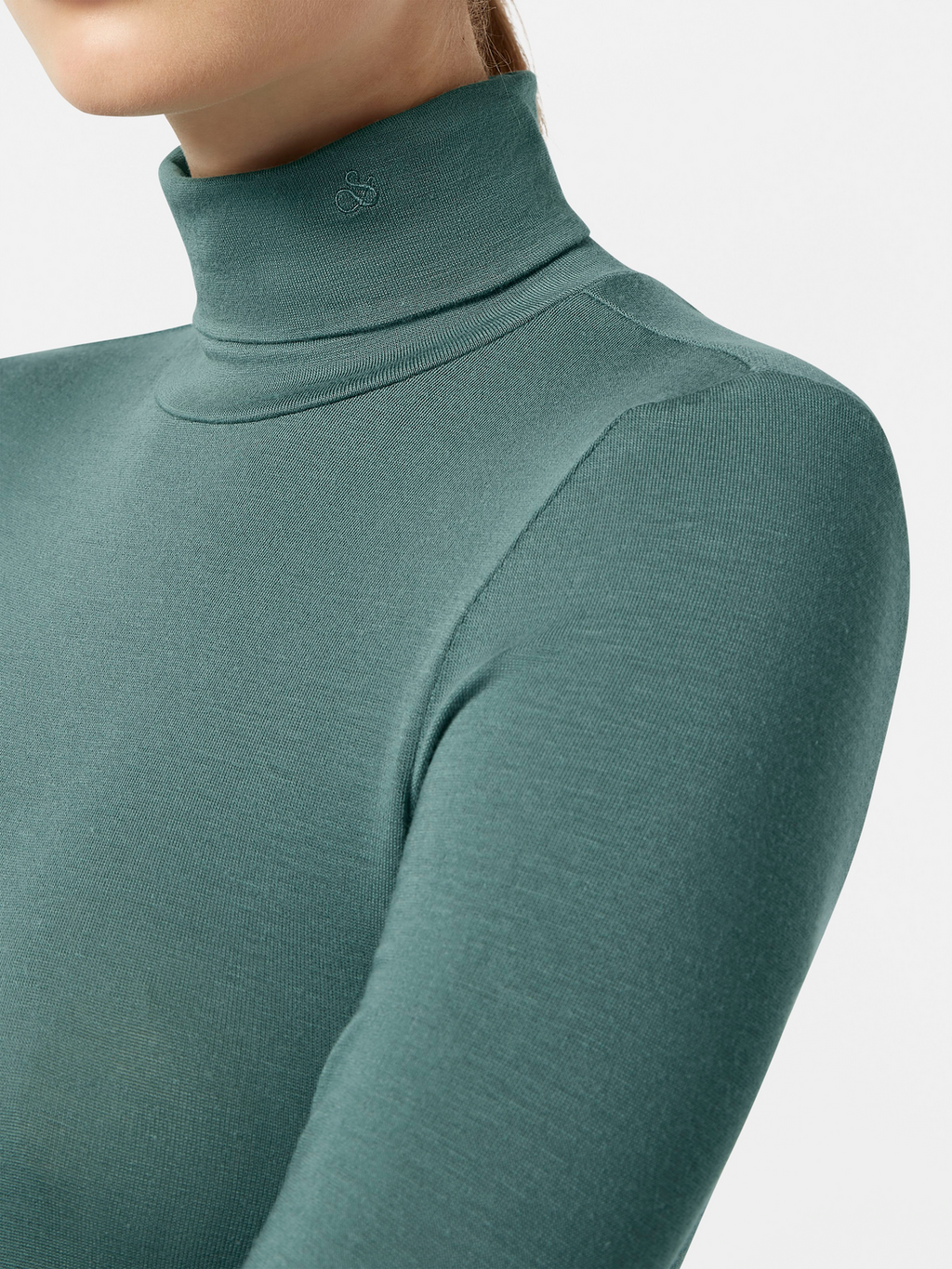 Roll Neck Long Sleeve Shirt