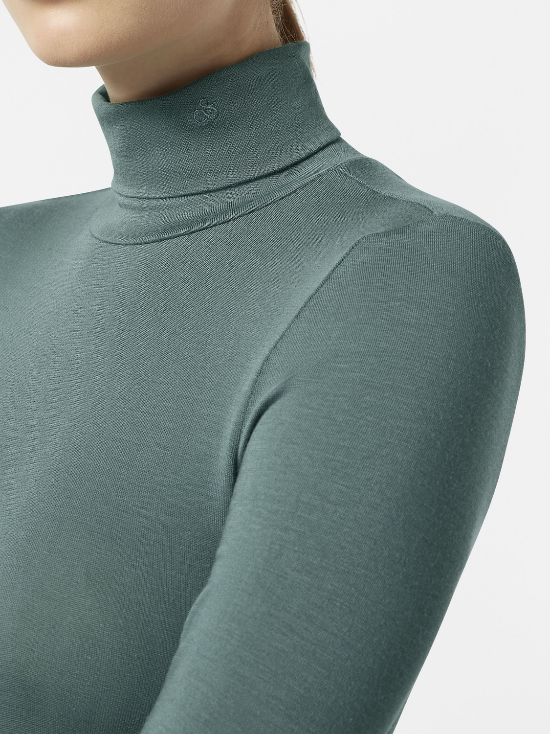 Roll Neck Long Sleeve Shirt