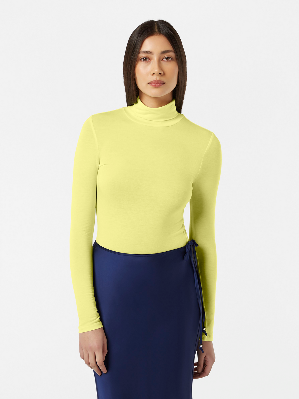 Roll Neck Long Sleeve Shirt