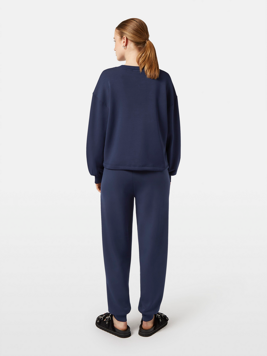 V-Neck Modal Sweatshirt