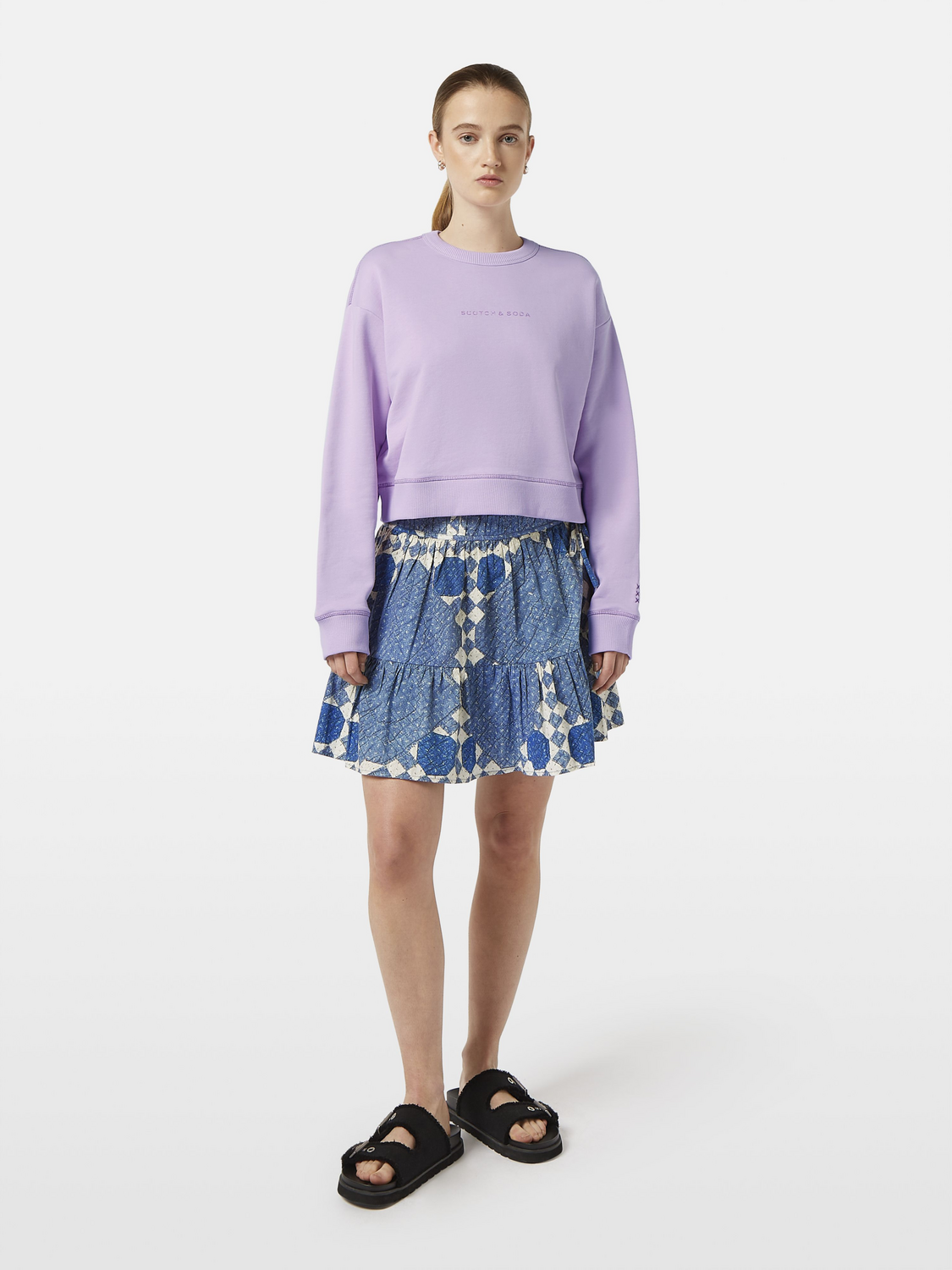 Flatlock Loose Fit Sweatshirt
