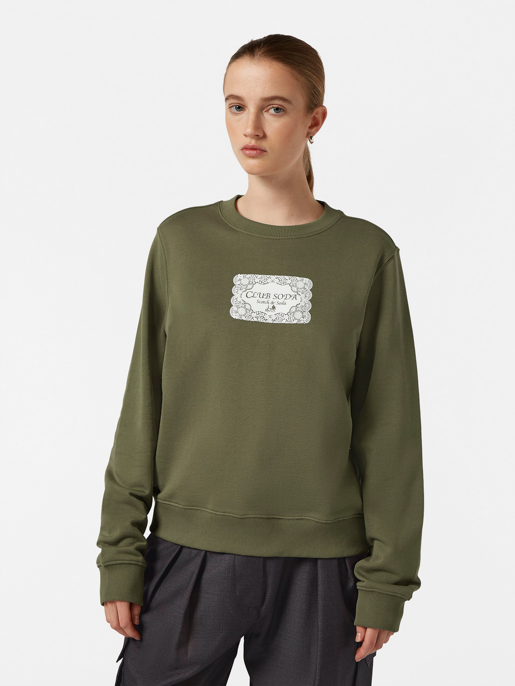Club Soda Artwork Regular Fit Sweatshirt
