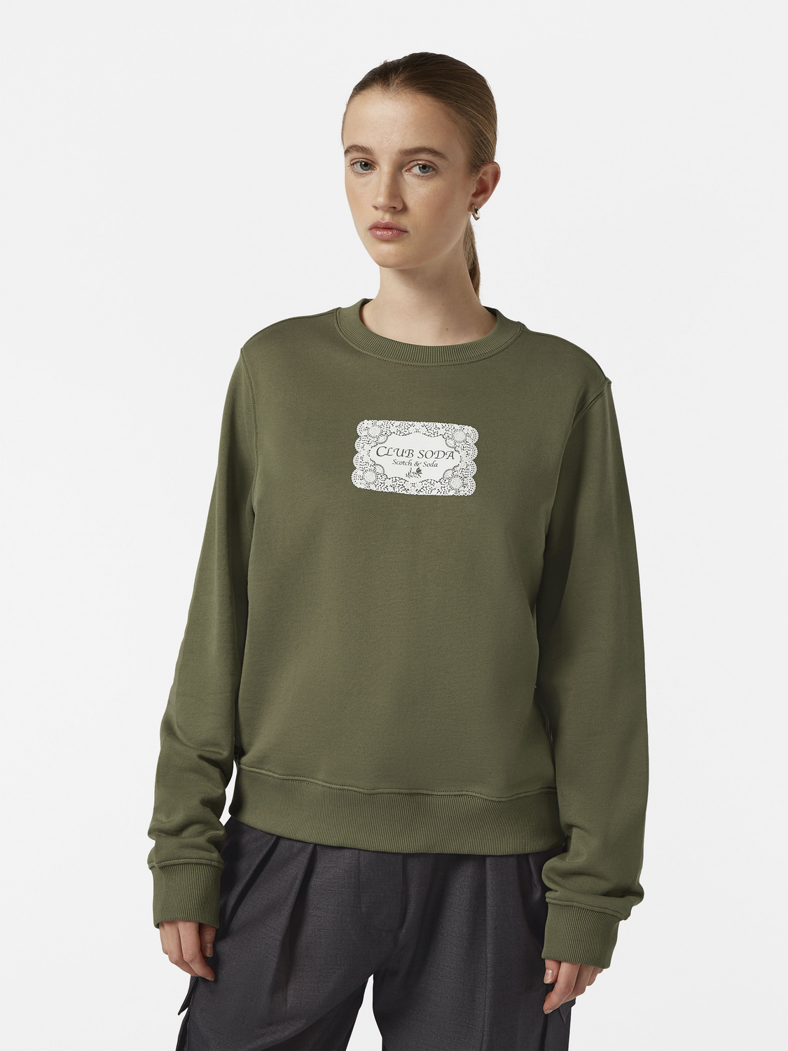 Club Soda Artwork Regular Fit Sweatshirt