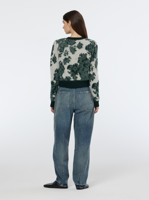 Floral Jacquard Cardigan