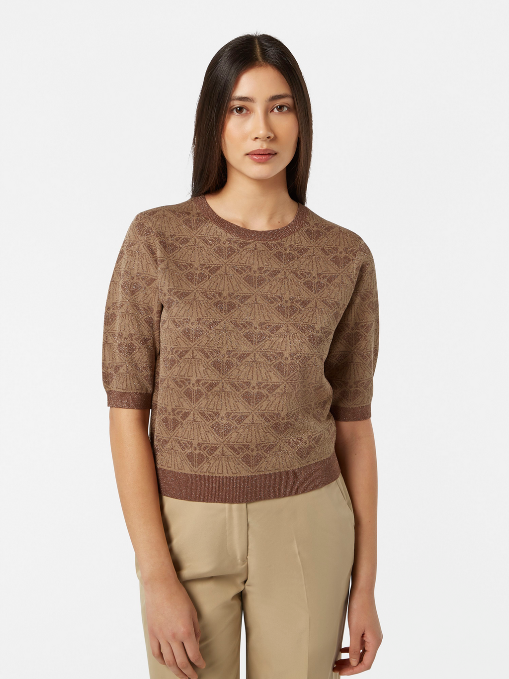 Monogram Jacquard Pullover